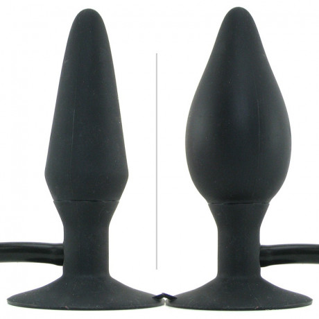 Силиконовая надувная анальная пробка большая COLT