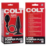 Силиконовая надувная анальная пробка большая COLT