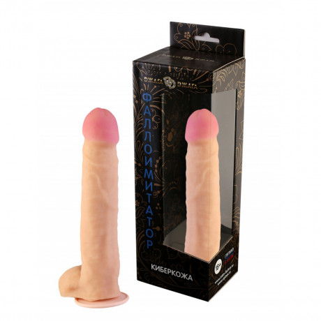 Фаллоимитатор с многослойной структурой из сверхреалистичного материала