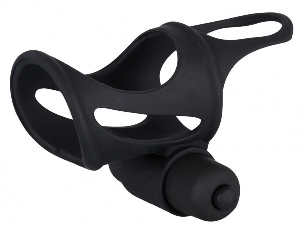 Вибронасадка на пенис Black Velvet Sleeve