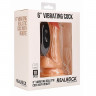 Фаллоимитатор с вибрацией и пультом управления Vibrating Realistic Cock With Scrotum 6 Inch