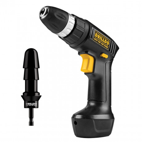 Секс-машина из шуруповерта DRILLDO DELUXE с двумя членами