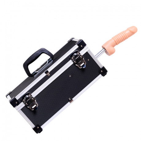 Секс машина с насадками в чемодане