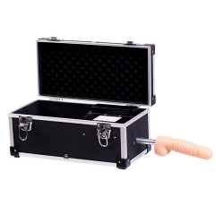 Секс машина с насадками в чемодане