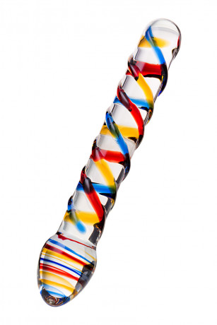 Стеклянный фаллос с гладкой головкой