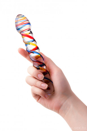 Стеклянный фаллос с гладкой головкой