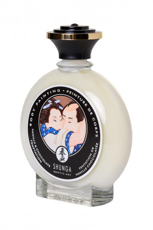 Декоративная крем-краска для тела ванильное и шоколадное искушение SHUNGA