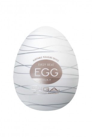 Нереалистичный мастурбатор TENGA EGG Silky «Шелковые нити»