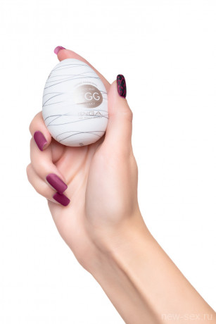 Нереалистичный мастурбатор TENGA EGG Silky «Шелковые нити»