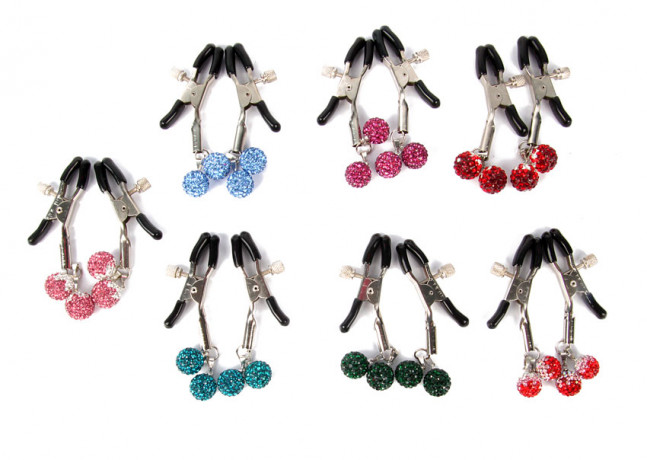 Зажимы на соски с украшением