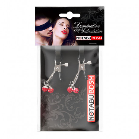 Зажимы на соски с украшением