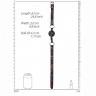 Дышащий кляп шар с дизайнерским ремешком Breatheable Ball Gag Old School Tattoo Style