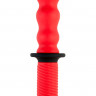 Анальный рельефный вибратор Black & Red by TOYFA, 10 режимов