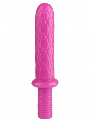 Ребристый донг с удобной ручкой