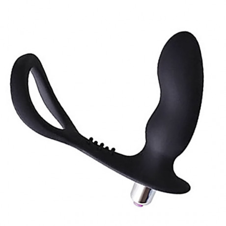 Стимулятор простаты с дополнительным кольцом