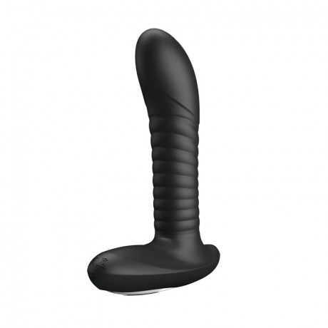 Эргономичный вибромассажер с функцией римминга Merlin