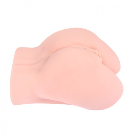 Вибромастурбатор полуторс с двумя дырочками Hera RealHip with vibration