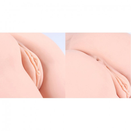 Вибромастурбатор полуторс с двумя дырочками Hera RealHip with vibration