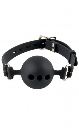 Силиконовый кляп с отверстиями для дыхания Silicone Breathable Ball Gag