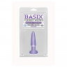 Небольшая анальная пробка Basix Rubber Works Beginner's Butt Plug