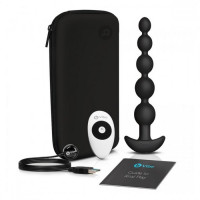 Анальные премиум-бусы с 3 моторами B-Vibe Cinco Anal Beads