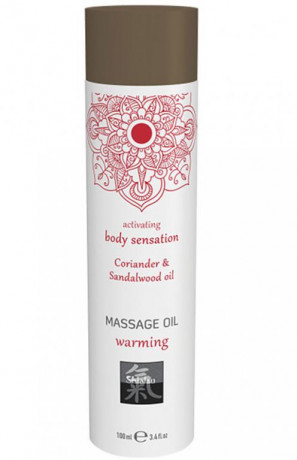 Массажное масло warming Кориандр и Масло сандала