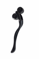 Черное игольчатое колесо Вартенберга с острыми шипами Party Hard Heartbreaker