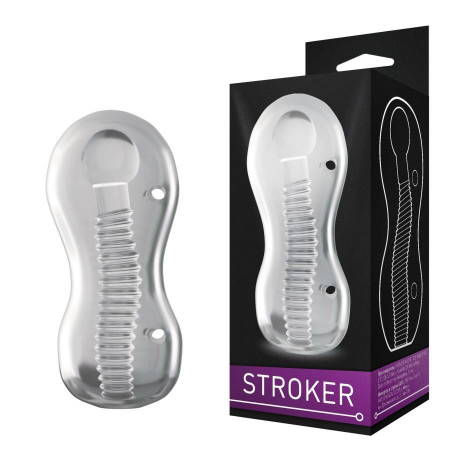 Прозрачный мастурбатор со стимулирующими точками Stroker
