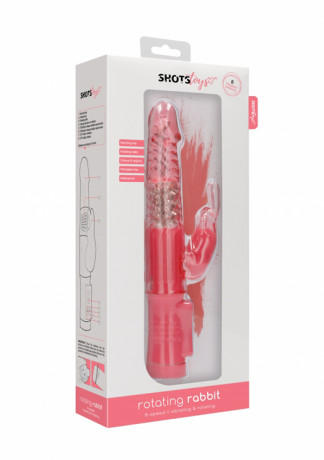 Женский вибратор кролик с функцией ротации и пульсации Rotating Rabbit