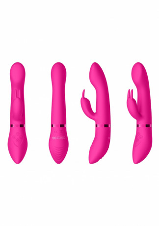 Набор из трех взаимозаменяемых насадок для вибратора и маски для глаз с пуховкой Pleasure Kit 6