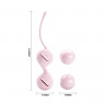 Шарики на силиконовой сцепке и смещенным центром тяжести Kegel Tighten UP I