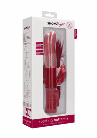 Вибромасссажер кролик с функцией ротации и 8 уникальными режимами Rotating Butterfly