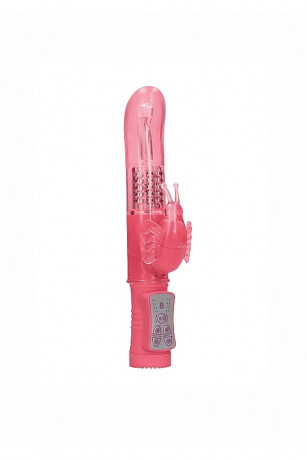 Вибромасссажер кролик с функцией ротации и 8 уникальными режимами Rotating Butterfly