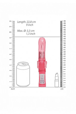 Вибромасссажер кролик с функцией ротации и 8 уникальными режимами Rotating Butterfly