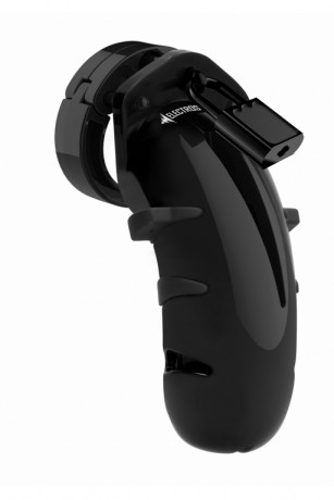 Мужской пояс верности с электростимуляцией E stim Cockcage Shots Electroshock