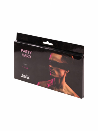Классическая гладкая лента на глаза и для связывания Party Hard Wink