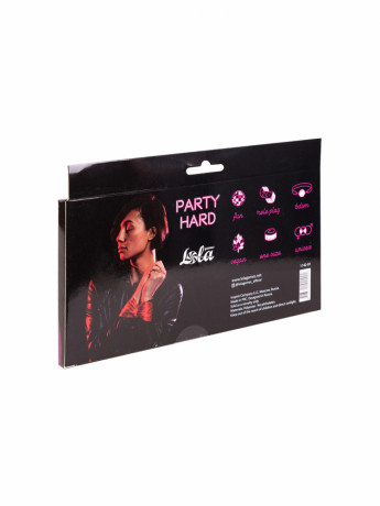 Классическая гладкая лента на глаза и для связывания Party Hard Wink