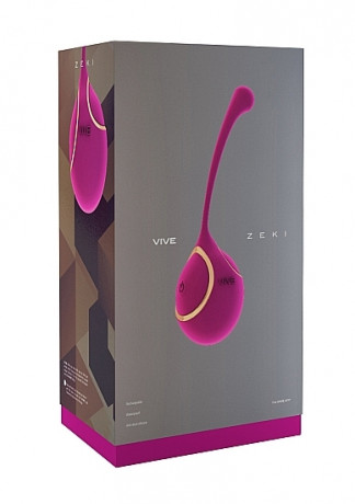 Вагинальный вибро-шарик Zeki с управлением от смартфона