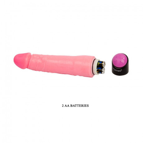 Реалистичный вибратор с упругой головкой Baile