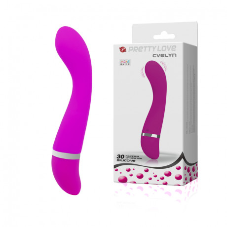 Изогнутый водонепроницаемый вибратор точки G G-SPOT CVELYN