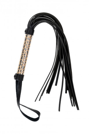 Роскошный золотисто-черный БДСМ-набор для ролевых игр Goddess