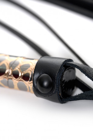 Роскошный золотисто-черный БДСМ-набор для ролевых игр Goddess