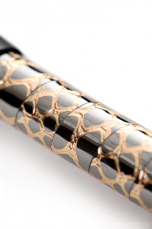 Роскошный золотисто-черный БДСМ-набор для ролевых игр Goddess