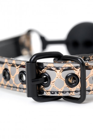 Роскошный золотисто-черный БДСМ-набор для ролевых игр Goddess