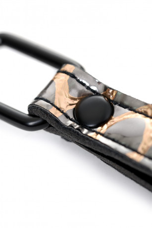 Роскошный золотисто-черный БДСМ-набор для ролевых игр Goddess