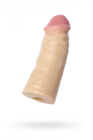 Телесная реалистичная насадка для страпона RealStick
