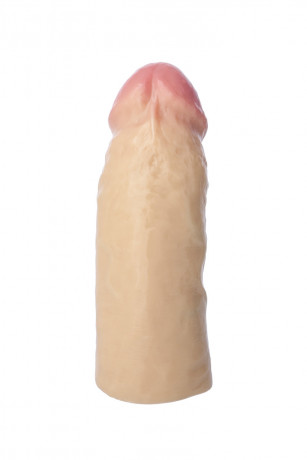 Телесная реалистичная насадка для страпона RealStick