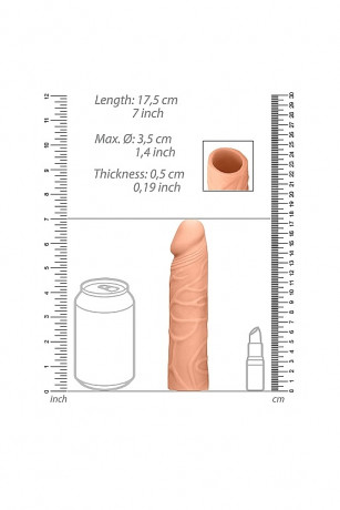 Насадка для увеличения длины и обхвата полового члена Penis Extender