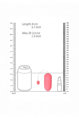 Гладкое беспроводное виброяйцо с 10 режимами вибрации Vibrating Egg