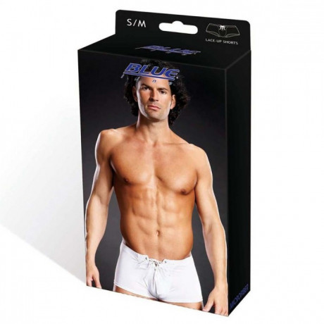 Белые боксеры на шнуровке S/M